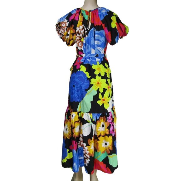 CHRISTOPHER JOHN ROGERS NWT XS Target ASYMMETRICAL Floral HIgh Low Ruffle Dress - Picture 5 of 12